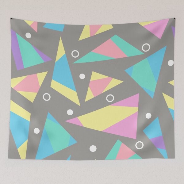 Item preview, Eighties Vibe Triangle Pattern designed and sold by becwdoodles.
