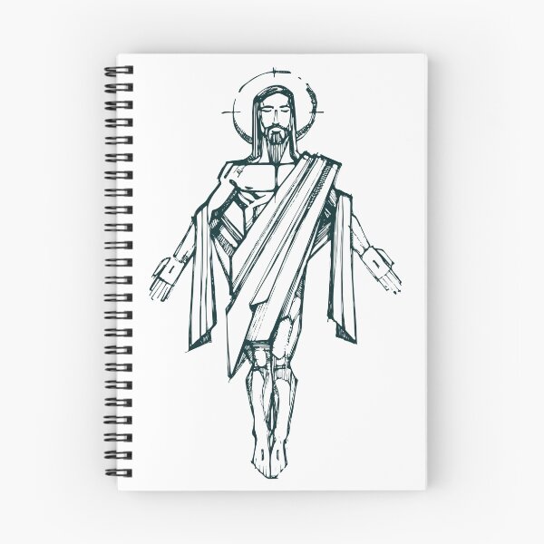Item preview, Jesus Christ Resurrection drawing designed and sold by Iknu art.