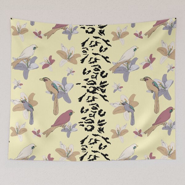 Item preview,  orchids and birds designed and sold by Anastasiia Yurevych.