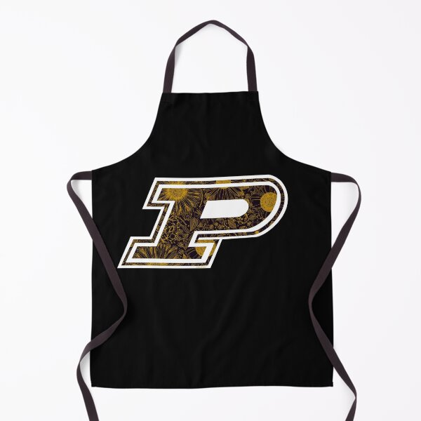 Purdue University Floral Parody Apron