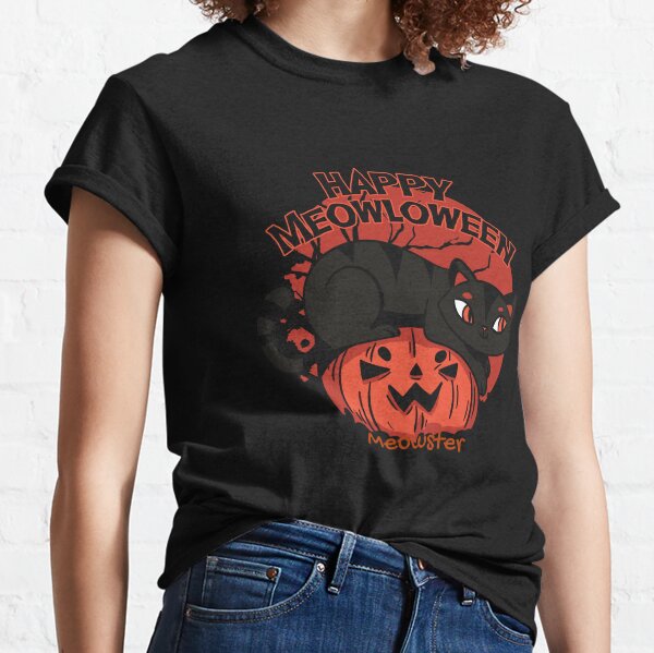 Camiseta Negra Halloween Calavera Flores I (Mujer y niña)