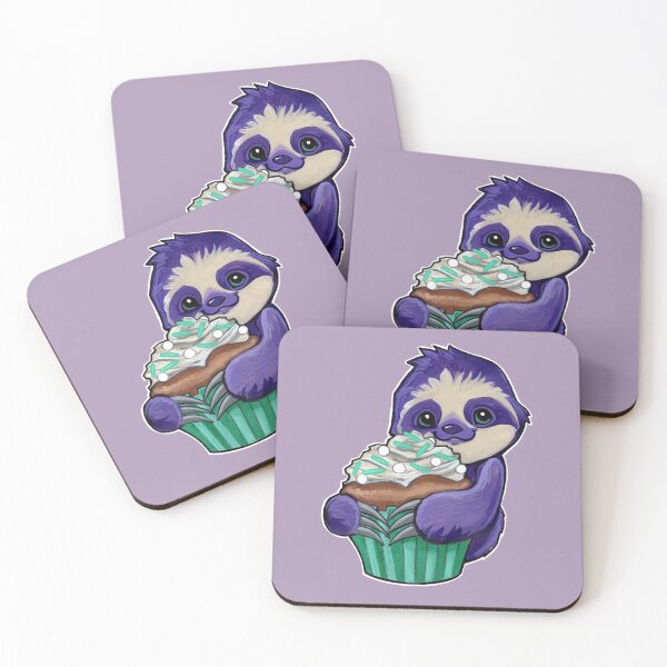 Item preview, Cupcake sloth designed and sold by ArtOfBianca.