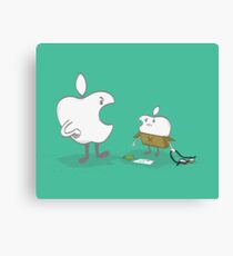 Apple dad Canvas Print