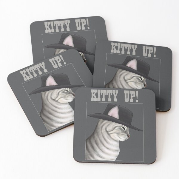 Item preview, Kitty Up! Cowboy cat designed and sold by Mehu.