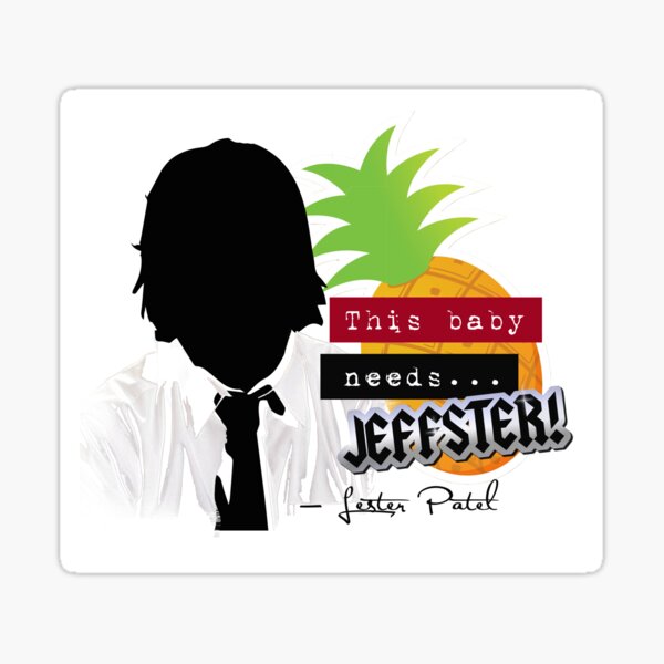 Lester—"This baby needs...JEFFSTER!" (Chuck TV Show) Sticker