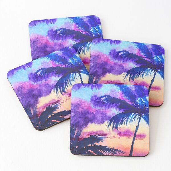 Item preview, Two palms and sunset designed and sold by DaryaGeft.