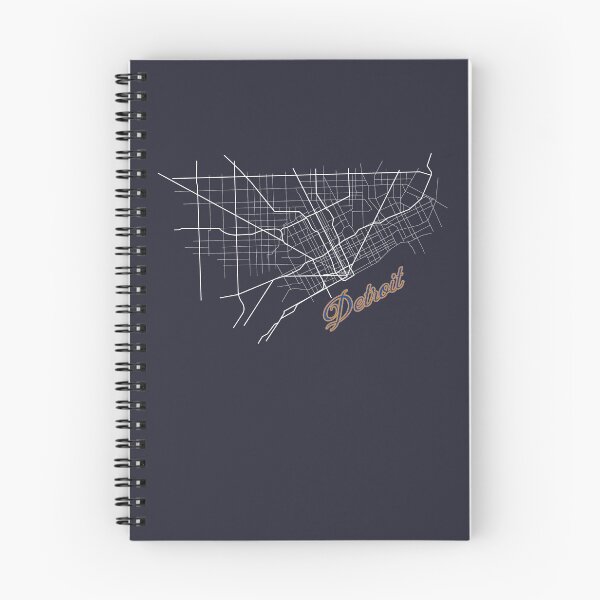 Item preview, Detroit City Map designed and sold by screaminggoat.