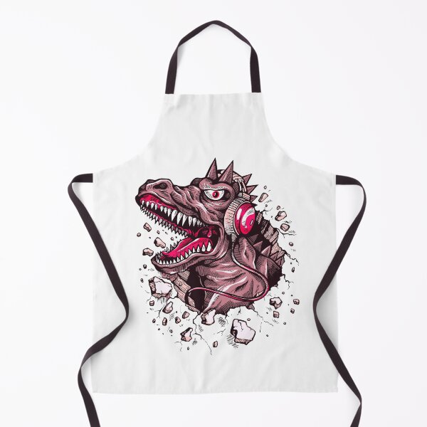 Item preview, Dino with Headphones Puce designed and sold by BALONROSU.