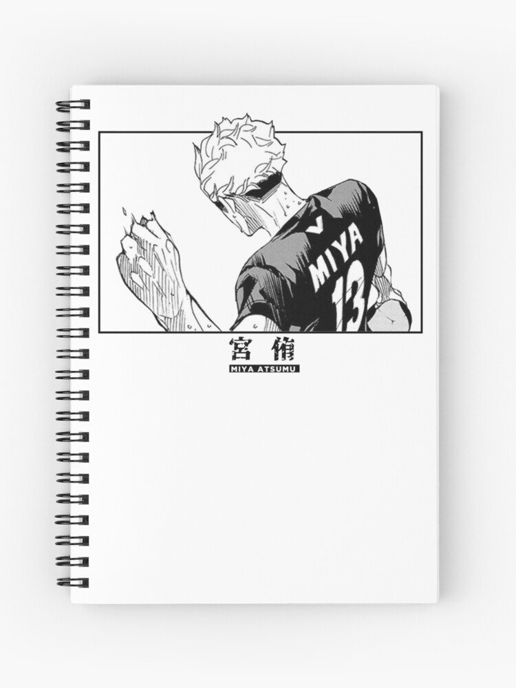 Miya Atsumu V3 Haikyuu Classic Manga Panel Collection Spiral Notebook By Red Ukato Redbubble