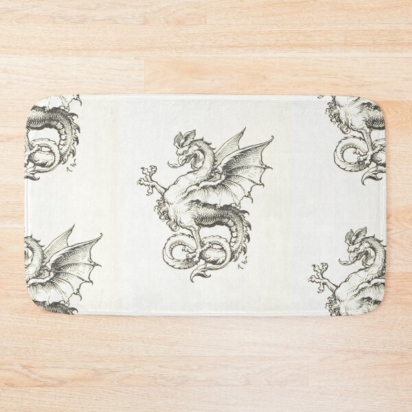 Item preview, Vintage Cockatrice illustration designed and sold by Vintage Designs +.