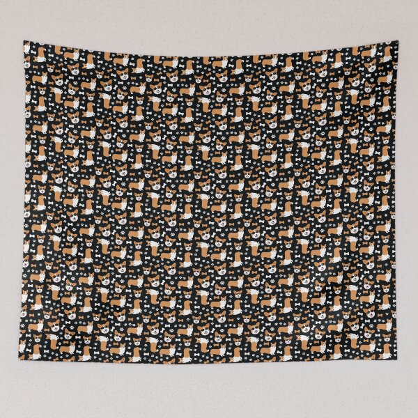 Item preview, Pembroke Welsh Corgis Pattern - Cool Like a Corgi Funny Dog Gifts designed and sold by Art by Jess.