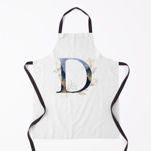 Item preview, Floral Initial Letter D, Monogram designed and sold by PinkLotusArt.