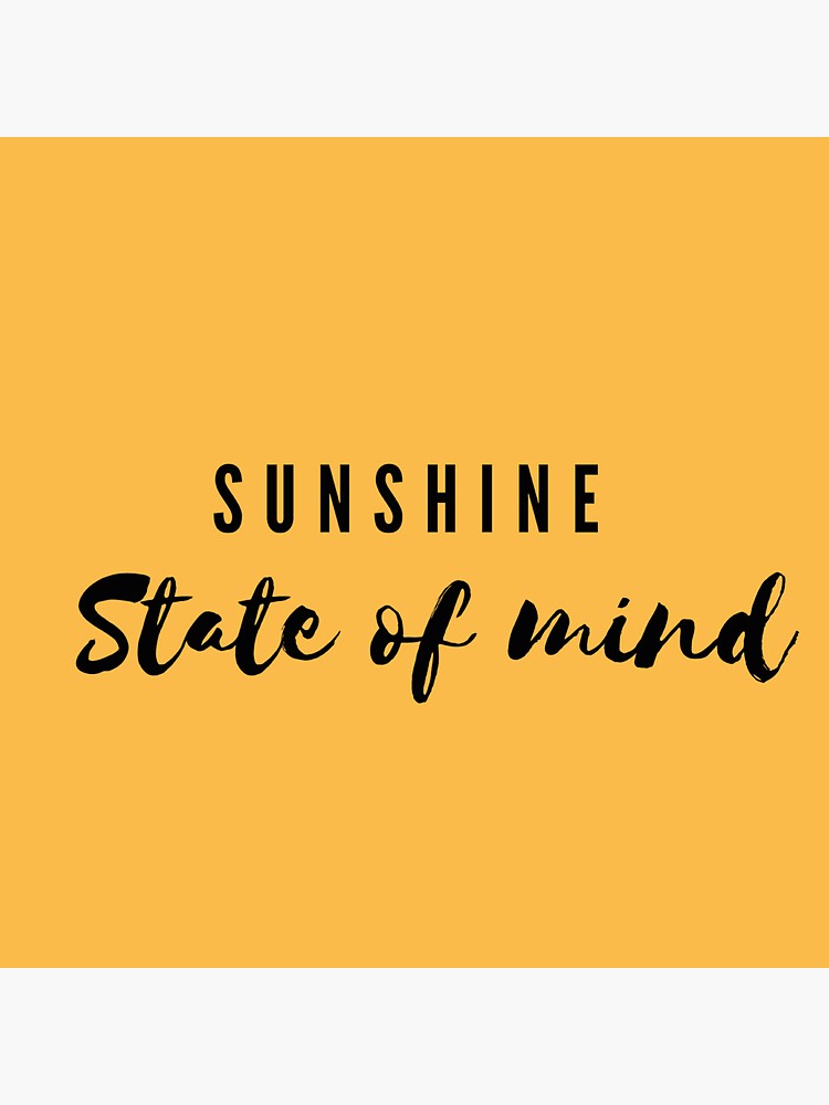 sunshine-state-of-mind-sticker-by-fatshu-redbubble