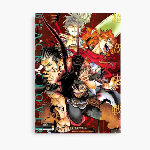 Black Clover Cover Canvas Print