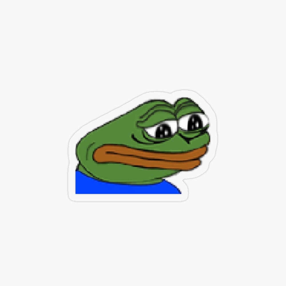 Sadge (sad pepe) Sticker