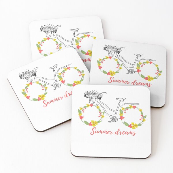 Item preview, Summer Dreams Tropical Lei Wheel Bike Sticker designed and sold by Rabbitti.