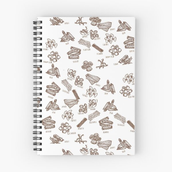 Item preview, Types of Pasta Pattern for Italian Food Lovers designed and sold by ravishdesigns.