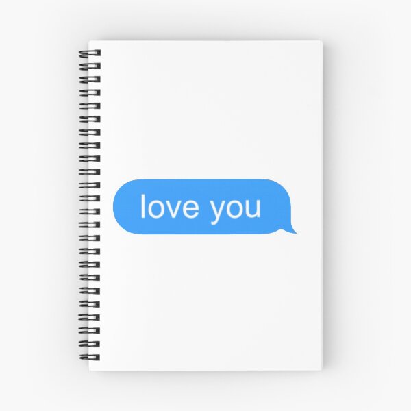 Item preview, love you text message designed and sold by logostickers.