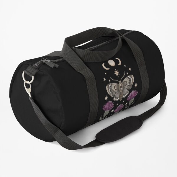 Thistle and moth Duffle Bag