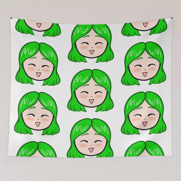 Item preview, Green Chibi Girl designed and sold by SoybeanTomato.