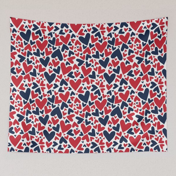 Item preview, Navy and Red Team Spirit  designed and sold by digikim.