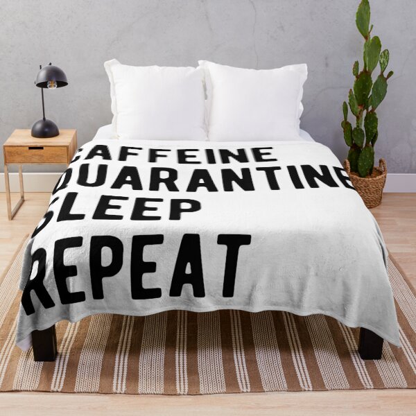 Item preview, Caffeine Quarantine Sleep Repeat designed and sold by StampCity.