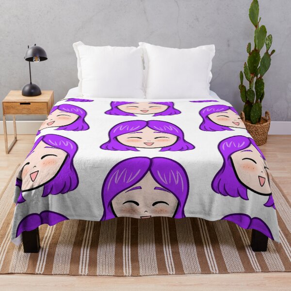 Item preview, Purple Chibi Girl designed and sold by SoybeanTomato.