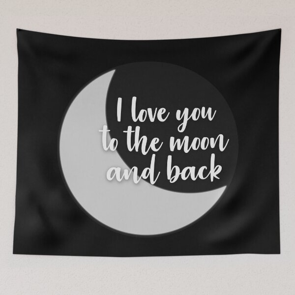 Item preview, I love you to the moon and back designed and sold by RafaTakami.