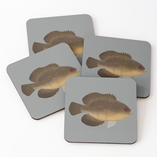 Artikelvorschau, Blauer beschmutzter Sunfish entworfen und verkauft von fishfolkart.