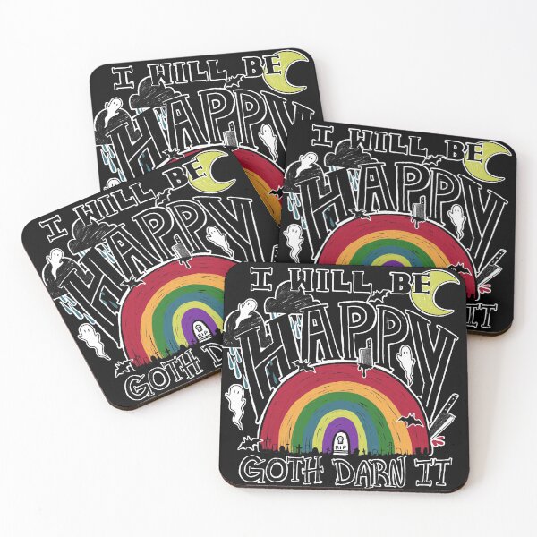Item preview, I will be happy goth darn it designed and sold by Creativetea.
