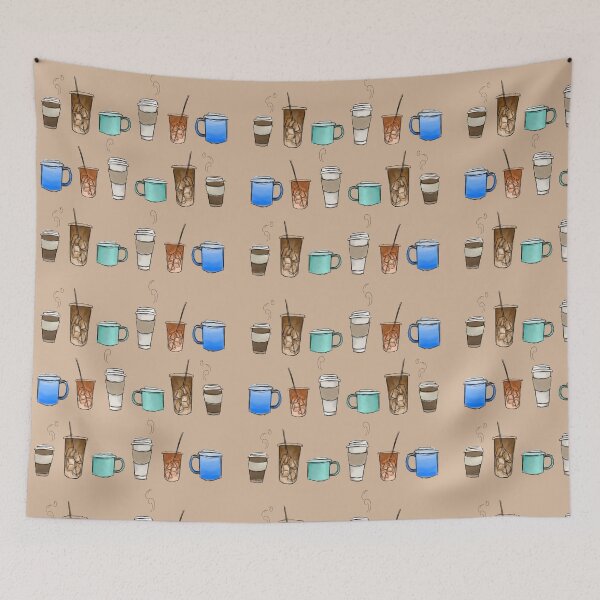 Item preview, Coffee pattern  designed and sold by zgligani.