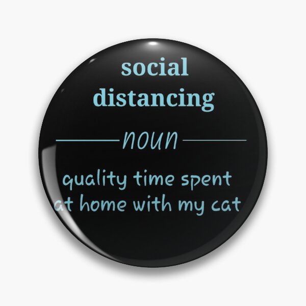 Item preview, Social distance with my cat designed and sold by mkp316.