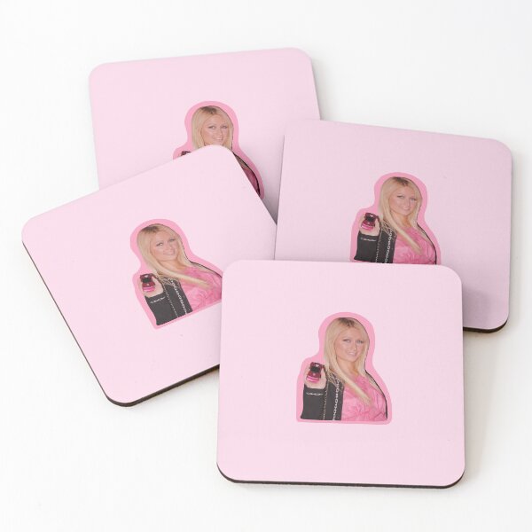 Item preview, Paris Hilton with a Pink Motorola Razr designed and sold by ajuly.