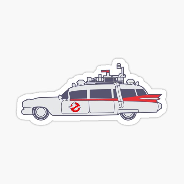 Ghostbusters Ecto-1 Fahrzeug Sticker
