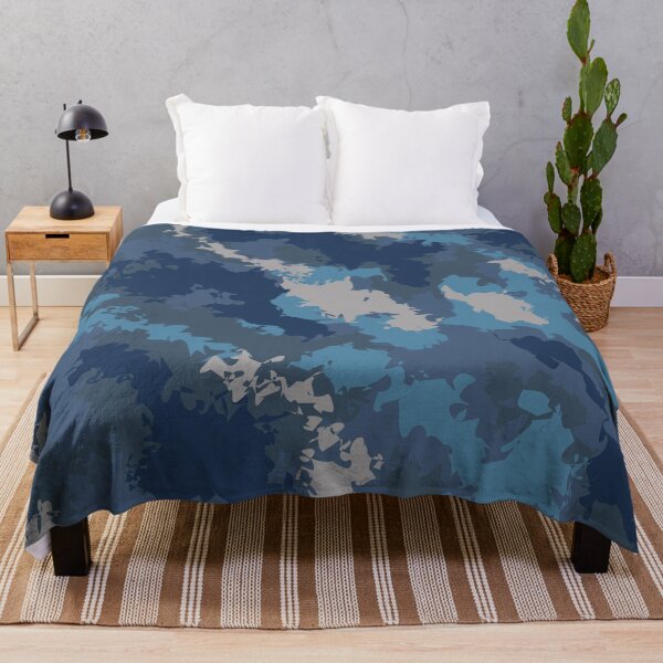 Item preview, Metallic Blue Camouflage designed and sold by More than Myriad.