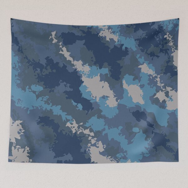 Item preview, Metallic Blue Camouflage designed and sold by More than Myriad.