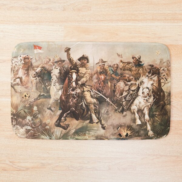 Item preview, Teddy Roosevelt and The Rough Riders Charging Into Battle designed and sold by warishellstore.