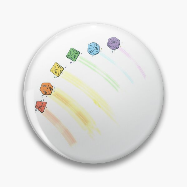 Item preview, Dice Rainbow WHITE designed and sold by BoxMountain.