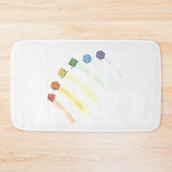 Item preview, Dice Rainbow WHITE designed and sold by BoxMountain.