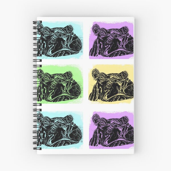 Artikelvorschau, Hippo Pop Art entworfen und verkauft von LegoLily.