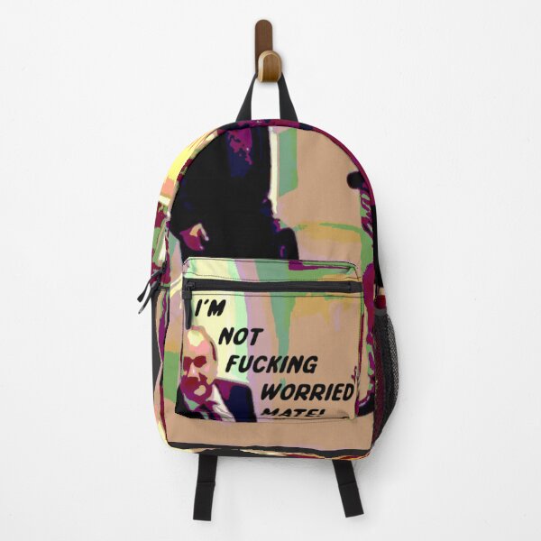 Item preview, I'm Not Fucking Worried Mate! - Steve Fleming Graphic Novel Style Quote designed and sold by Greggaz.