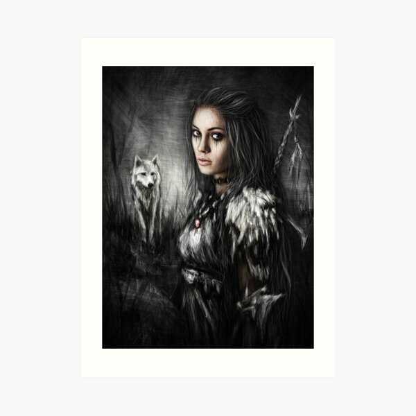 Northern Wolf Art Print
