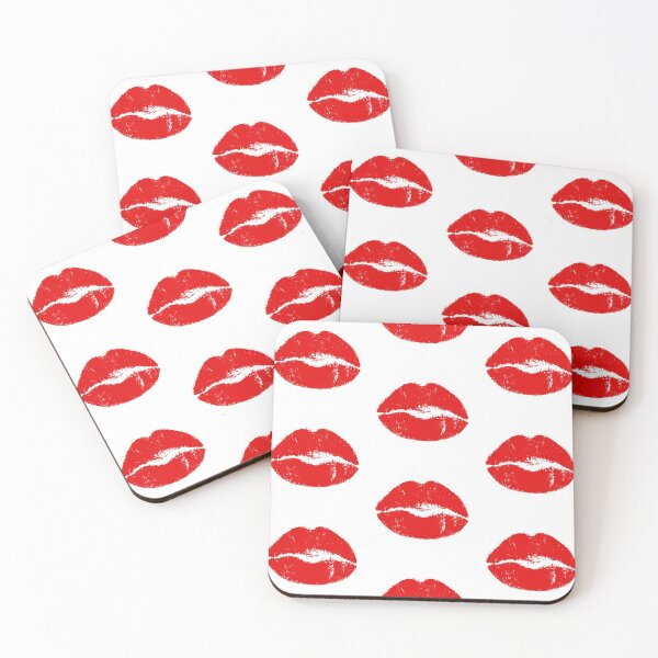 Item preview, red lips should be kissed designed and sold by MadandMean.