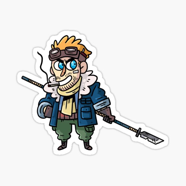 Cid Highwind Sticker Sticker