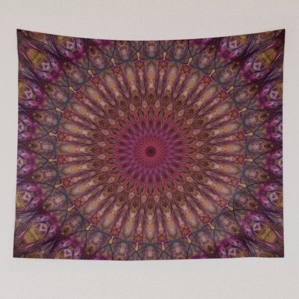 Item preview, Dark red and brown mandala designed and sold by JBlaminsky.