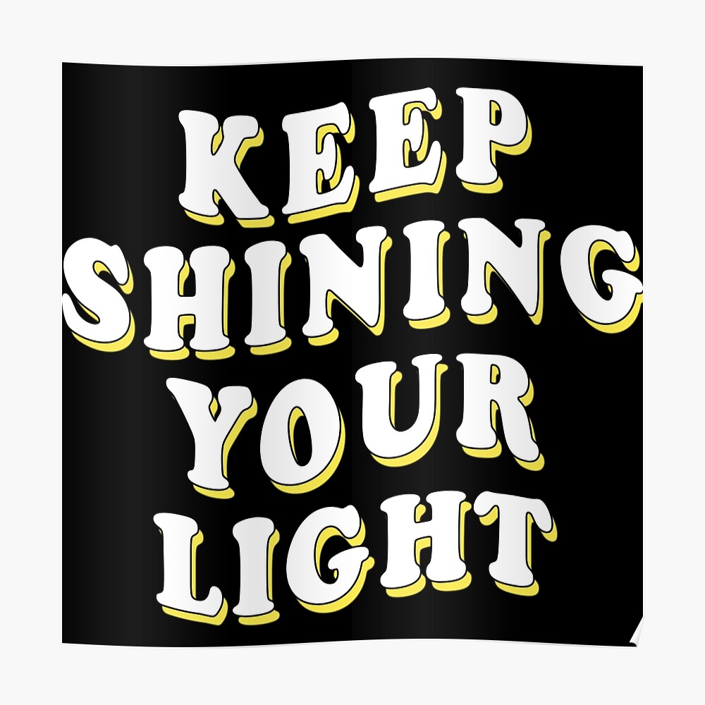 Keep Shining Your Light Mask By Vaishnavid Redbubble