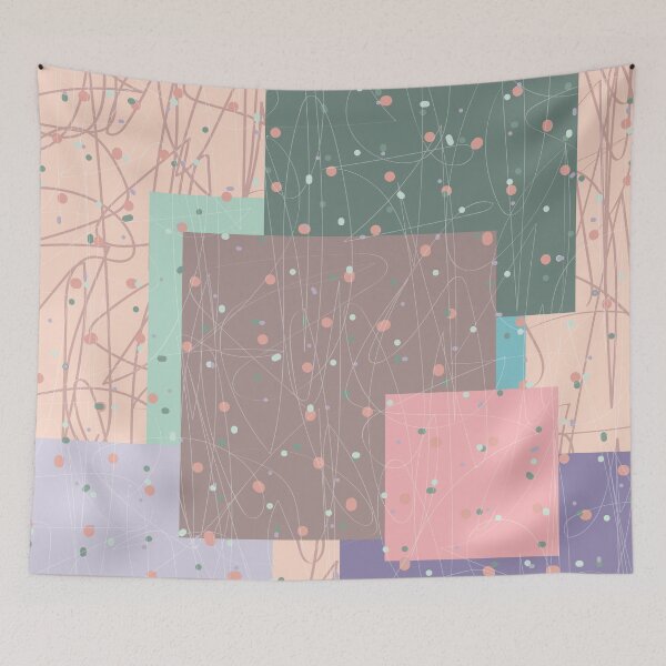 Item preview, happy squares designed and sold by tangerinedusk.
