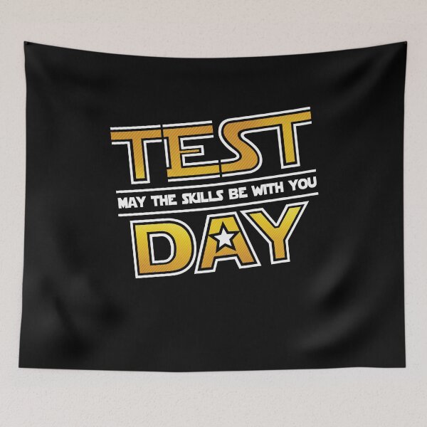 Item preview, Test Day - May The Skills Be With You - School Teacher designed and sold by Dressed For  Duty.
