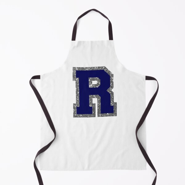 Item preview, silver and navy varsity letter R designed and sold by byleahwithlove.