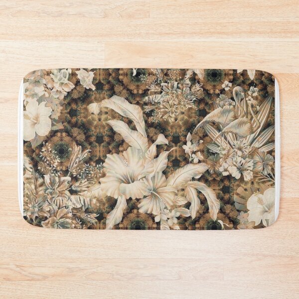 Item preview, Abstract plus floral neutral design designed and sold by vidyaroul.